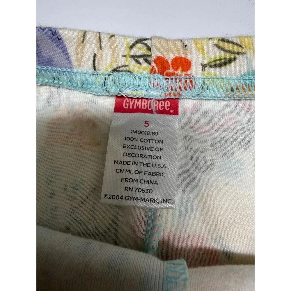 Gymboree Girls Bonjour Provence Farmers‎ Market Print Bike Shorts Vintage 2004 5